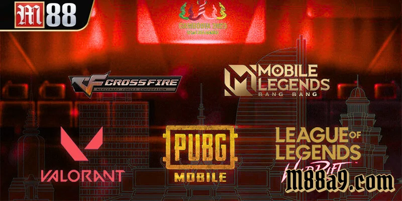 M88 hỗ trợ đầy đủ các giải eSports lớn như LOL, Dota 2, CS:GO